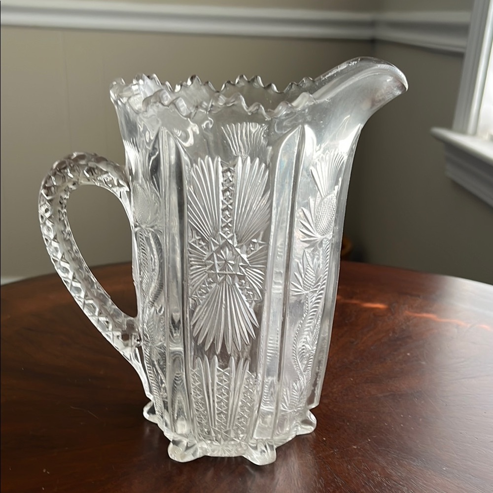 Clear Glass Pitcher